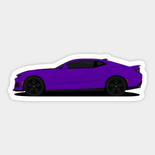 CAMARO PURPLE Sticker